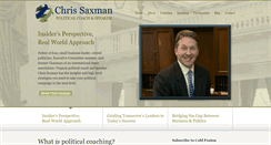 Desktop Screenshot of chrissaxman.com