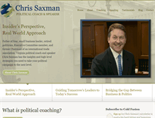 Tablet Screenshot of chrissaxman.com
